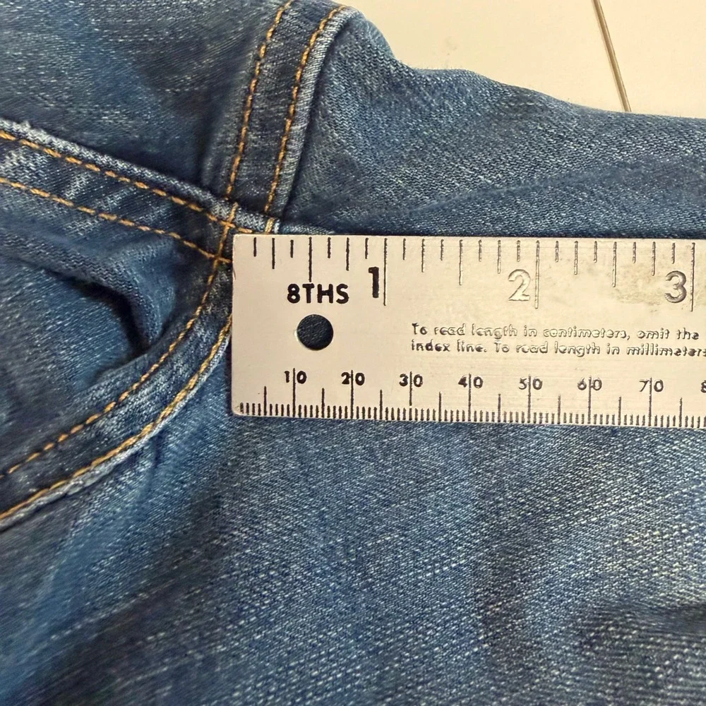 Levis 541 Athletic Taper Men Jeans 44x32 Medium Wash Blue Stretch Denim 28951614